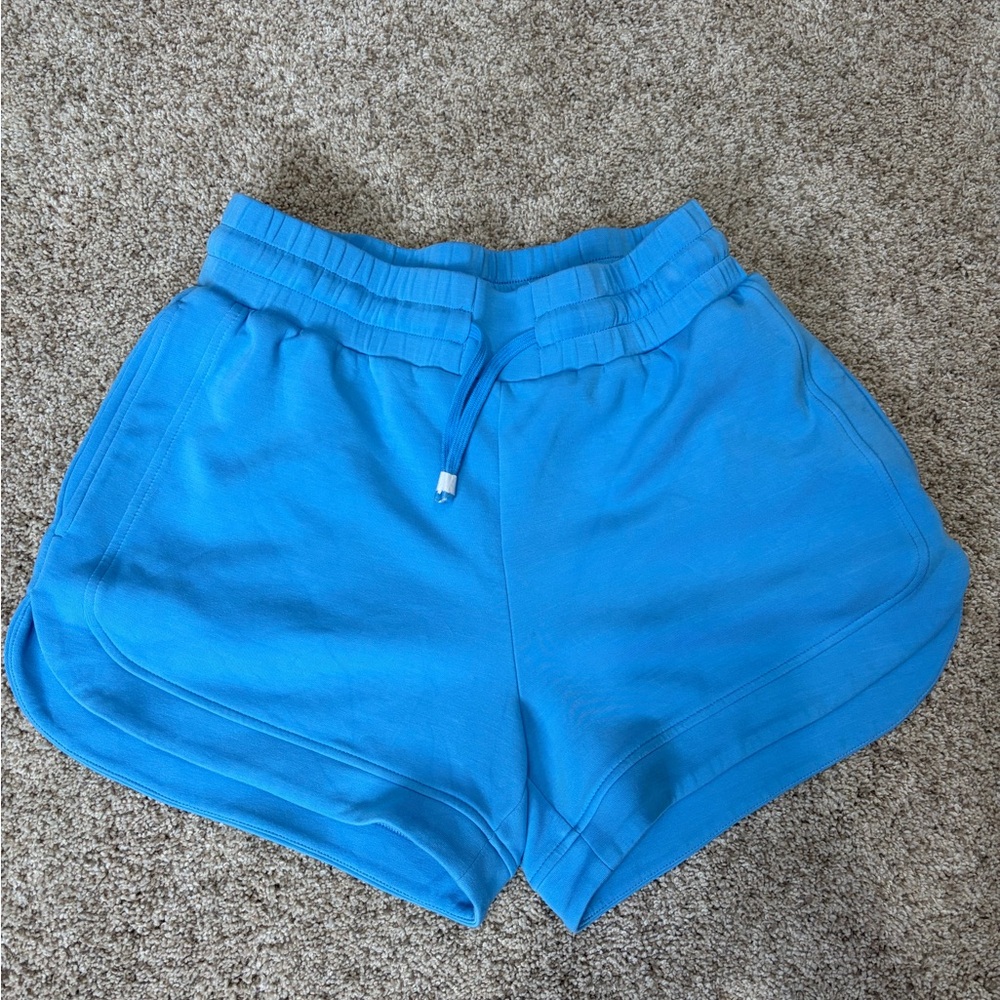 Varley Vibrant Blue Athletic Shorts